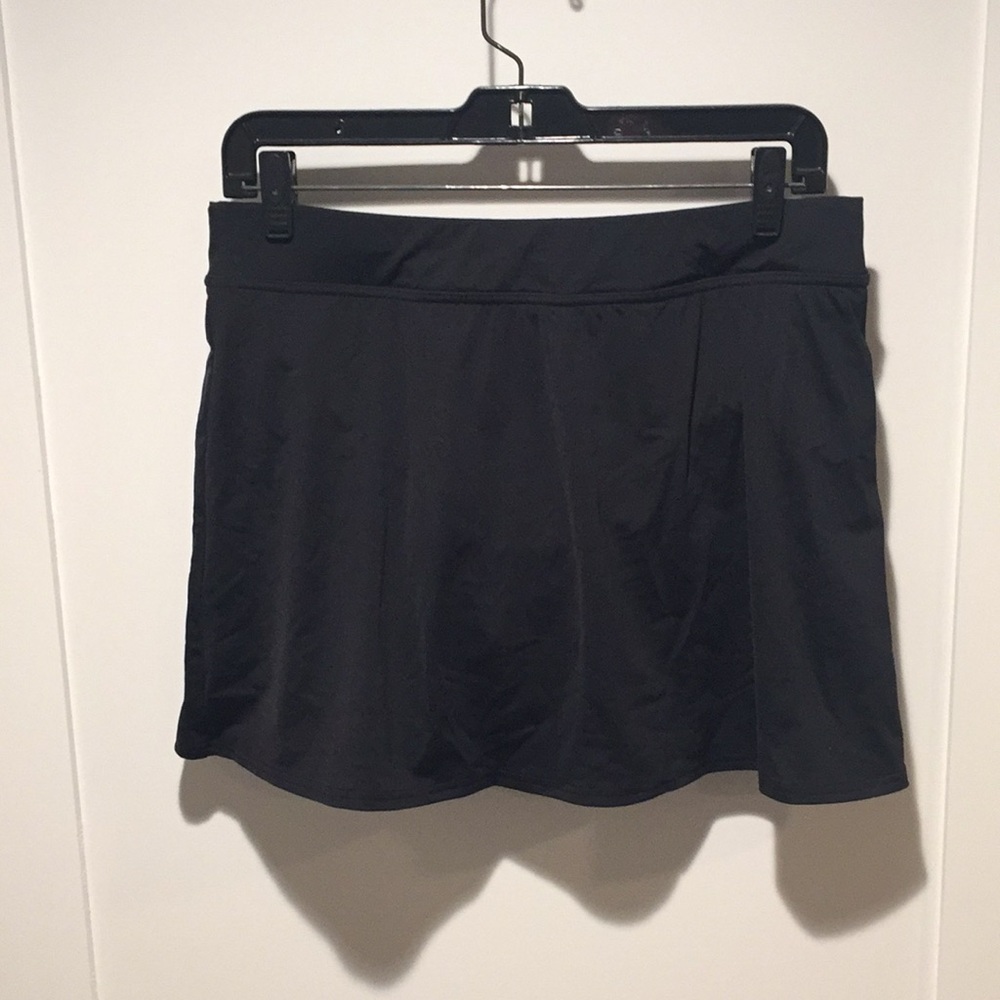 Land’s End Swim Skirt, Black, Women’s Size 8, EUC